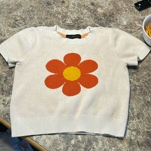 Light pink flower shirt